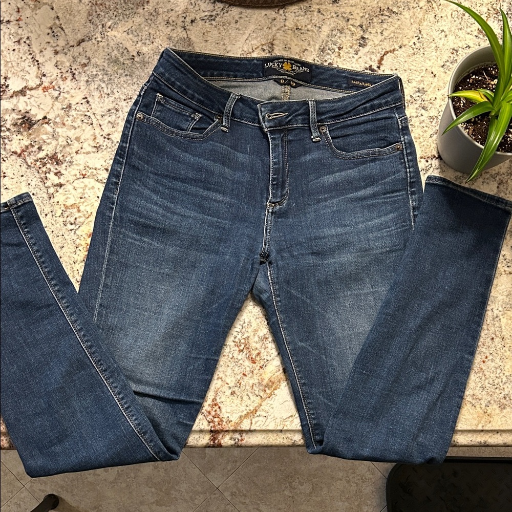 Lucky Brand Women's Dark Blue Skinny Jeans